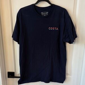Costa Dark Blue Short Sleeve Tee